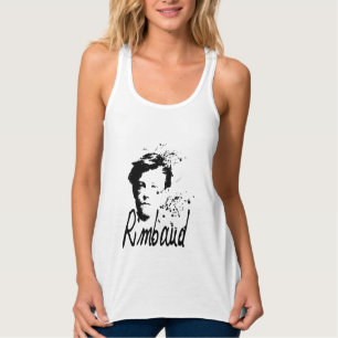 RIMBAUD Portrait Graphic Art Women Top