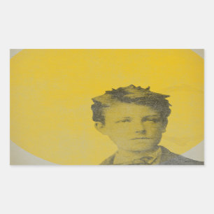 Rimbaud Rectangular Sticker