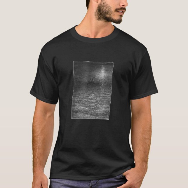 Rime Of The Ancient Mariner U201cthe Moving Moonu2 T-Shirt (Front)