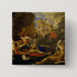 Rinaldo and Armida 15 Cm Square Badge