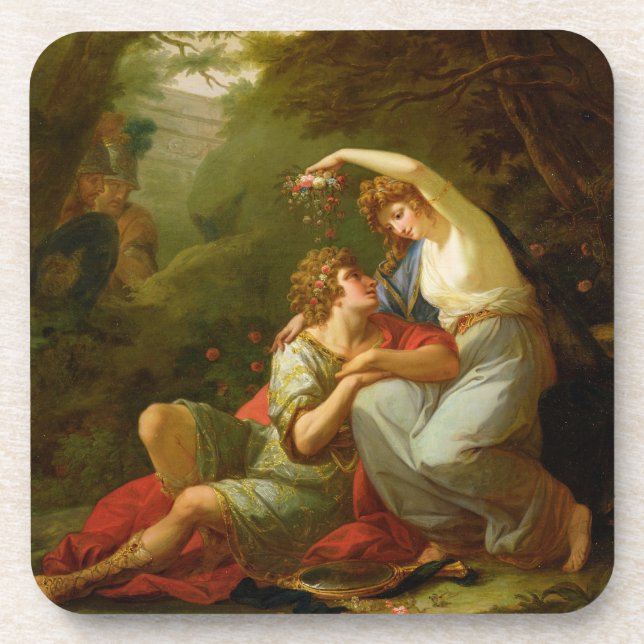 Rinaldo and Armida, 1771 (oil on canvas) Coaster (Front)