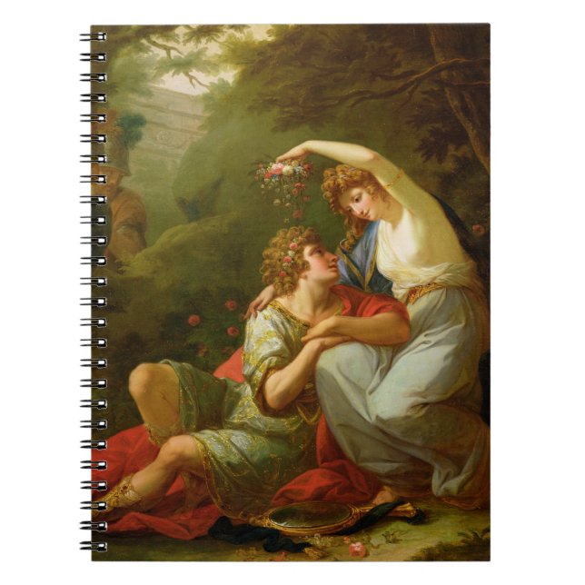 Rinaldo and Armida, 1771 (oil on canvas) Notebook (Front)