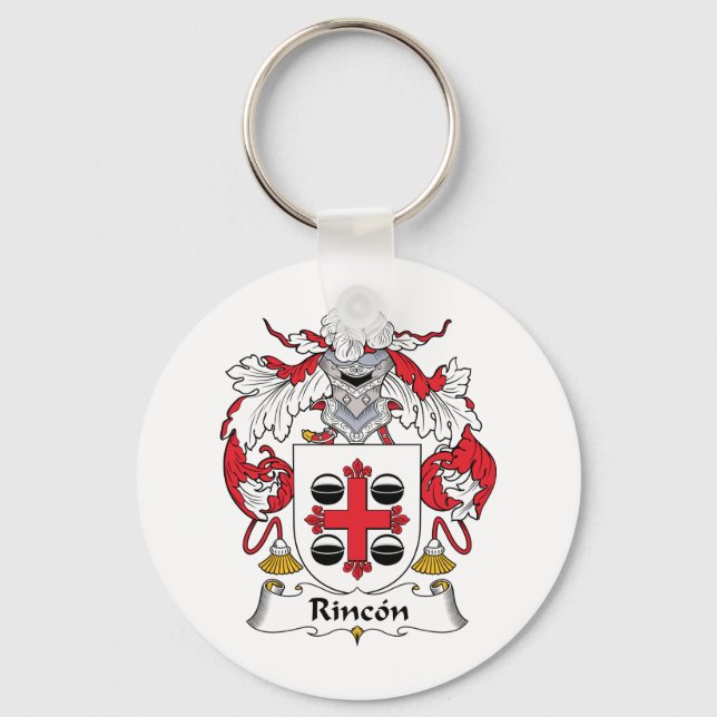 Rincon Family Crest Key Ring (Front)
