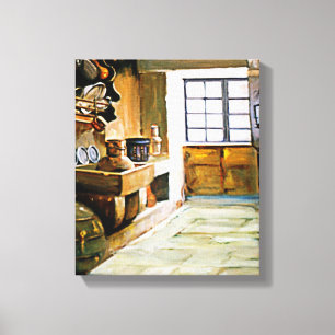 Rincón gallego (Apunte)/Galician nook (Sketch) Canvas Print