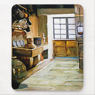 Rincón gallego (Apunte)/Galician nook (Sketch) Mouse Pad