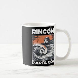 Rincon Puerto Rico Surfing Souvenir  Coffee Mug