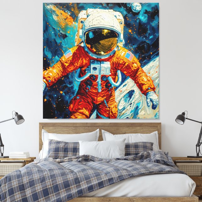 Ring Around the Moon Canvas Print (Insitu(Bedroom))