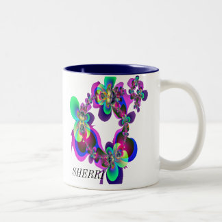RING AROUND THE POSIES 1 Two-Tone COFFEE MUG