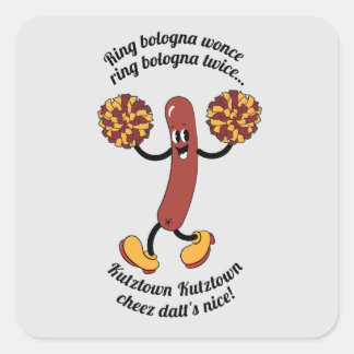 Ring Balogna Wunce! Square Sticker