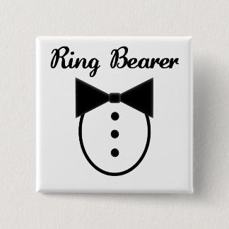 Ring Bearer 15 Cm Square Badge