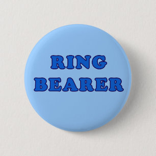 Ring Bearer 6 Cm Round Badge