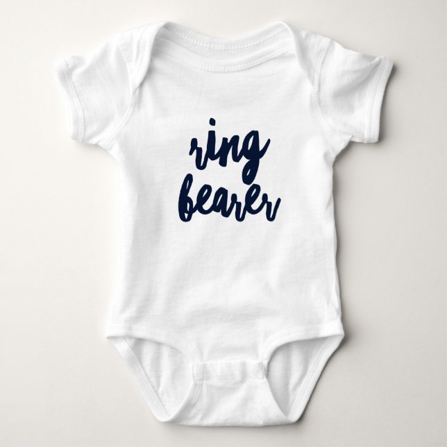 Ring Bearer Baby Bodysuit (Front)