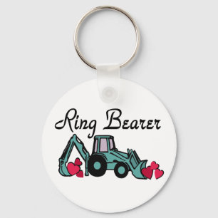Ring Bearer Backhoe Key Ring
