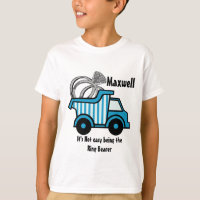 Ring Bearer Blue Dump Truck