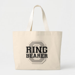 Ring Bearer Groom Cheer Large Tote Bag