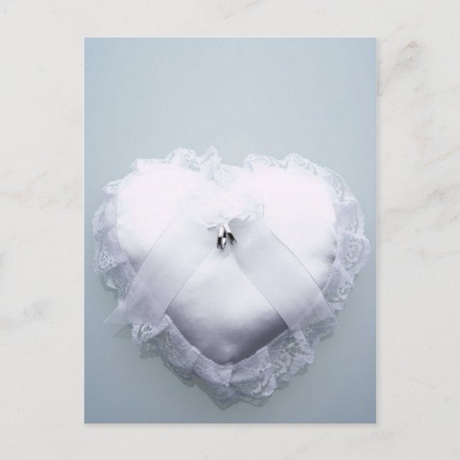 Ring Bearer Heart Pillow Postcard (Front)