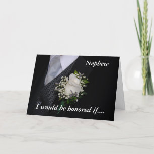 Ring Bearer Nephew Invitation