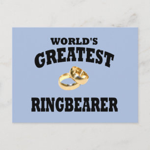 Ring bearer postcard