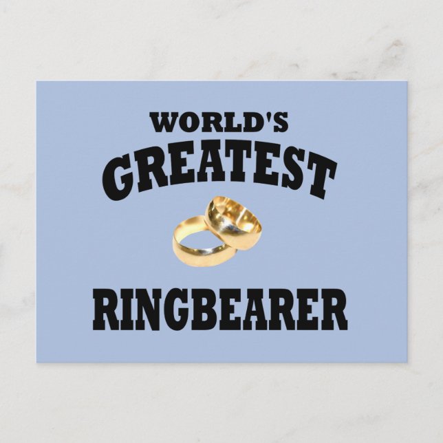 Ring bearer postcard (Front)