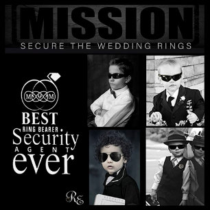 Ring Bearer Security Badge ID Badge