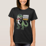 Ring Bearer T-Rex Dinosaur Funny Wedding Party Rin T-Shirt<br><div class="desc">Ring Bearer T-Rex Dinosaur Funny Wedding Party Ring Dino</div>