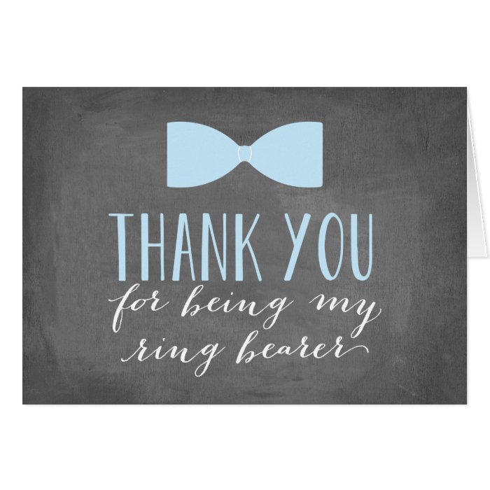 Unique 70 Ring Bearer Thank You Card Wording