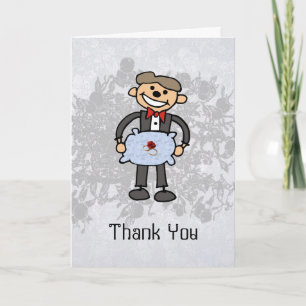 Ring Bearer Thank you  Wedding Attendant Card