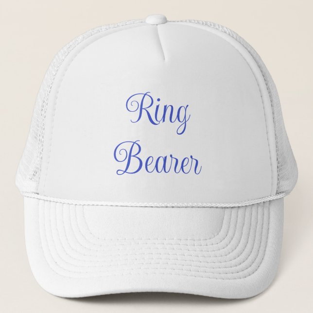 Ring Bearer Trucker Hat (Front)