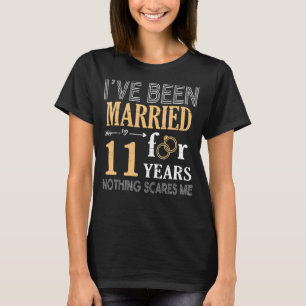 Ring Couple I've Been Married For 11 Years Nothing T-Shirt