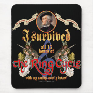 Ring Cycle Survivor Mouse Pad