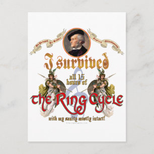 Ring Cycle Survivor Postcard