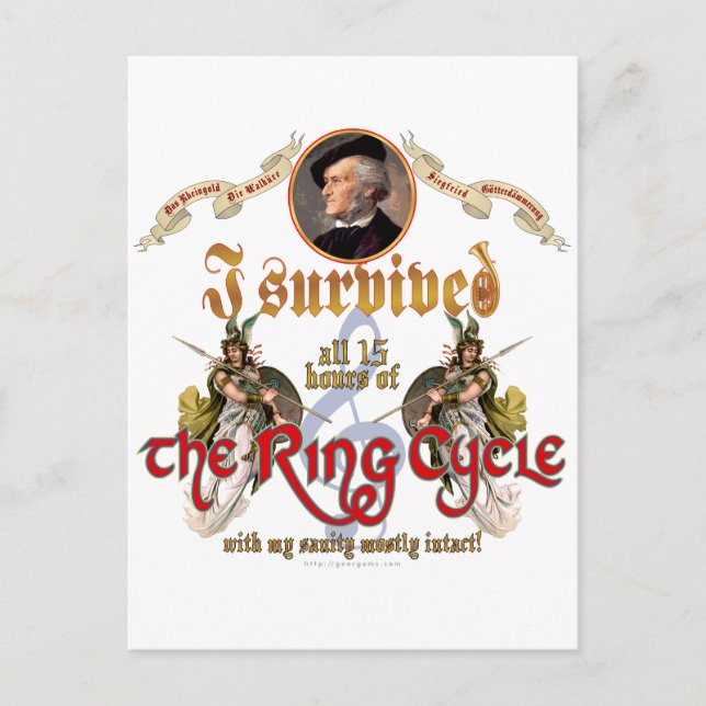 Ring Cycle Survivor Postcard (Front)
