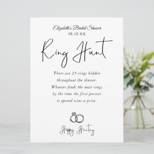 Ring Hunt Bridal Shower Game