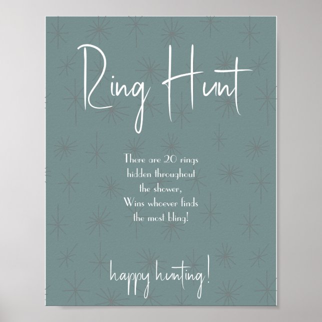 Ring Hunt: The Perfect Game for Bridal Showers! Poster (Front)
