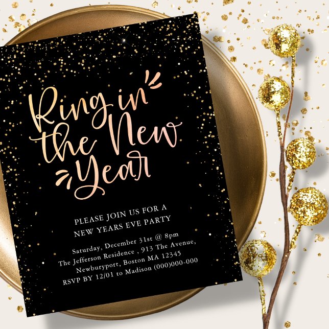Ring In The New Year Budget Invitation (Creator Uploaded)