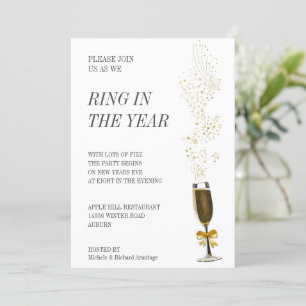Ring in the Year Invitation