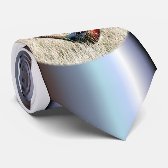 Ring Neck Pheasant in Meadow Tie (Rolled)