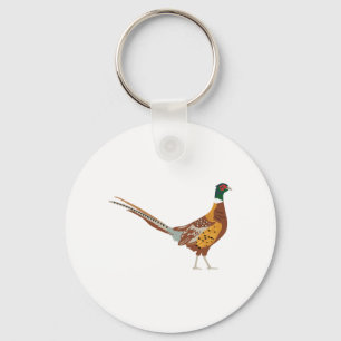 Ring-Necked Pheasant Key Ring