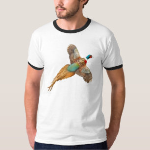 Ring Necked Pheasant Ringer T-Shirt