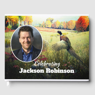 Ring Necked Pheasant Rooster Memorial Guest Book