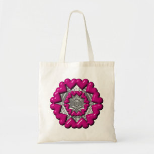 Ring of Hearts Valentine Tote Bag