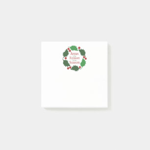 Ring of Holly Jesus Reason for Season 3 x 3  Post-it Notes