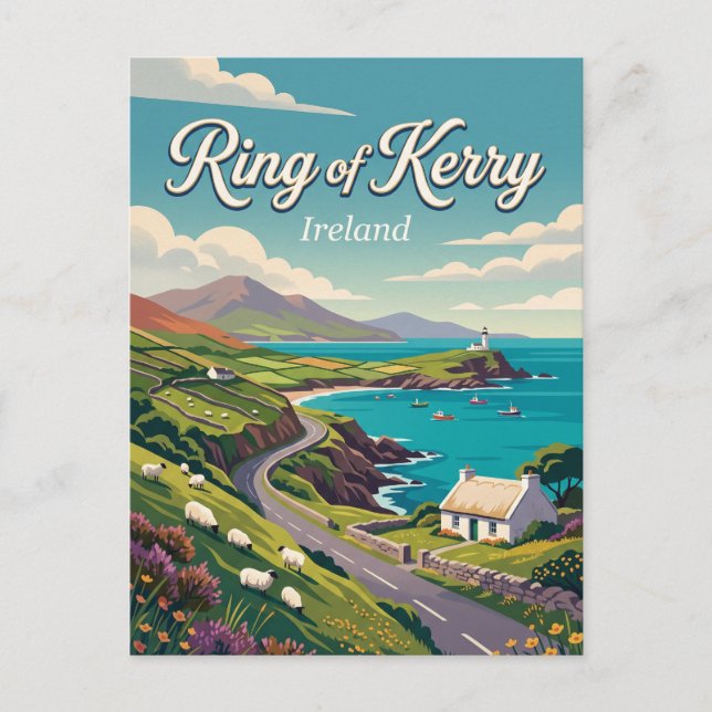 Ring of Kerry Ireland Postcard (Front)