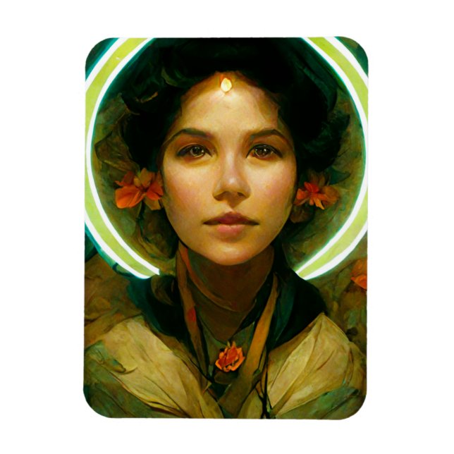 Ring Of Light Fantasy Sci-fi Magnet (Vertical)