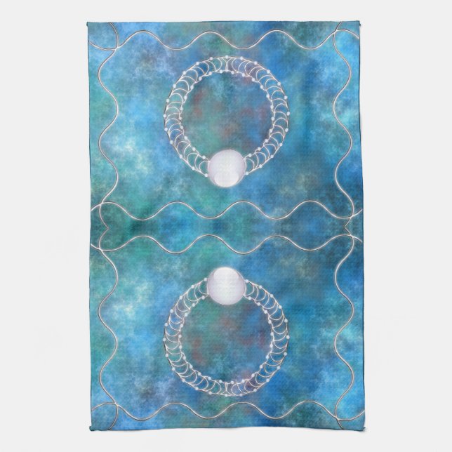 Ring of Water Kitchen Towel (Vertical)