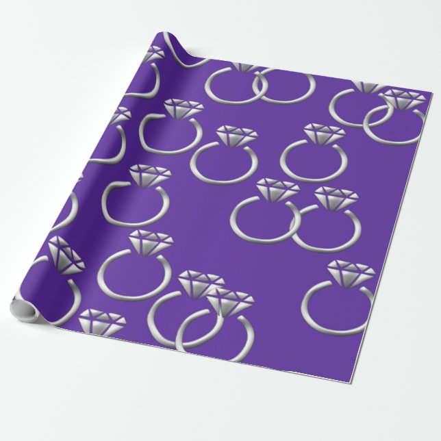 Ring Pattern Wrapping Paper (Unrolled)
