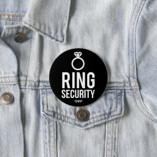 Ring Security 7.5 Cm Round Badge