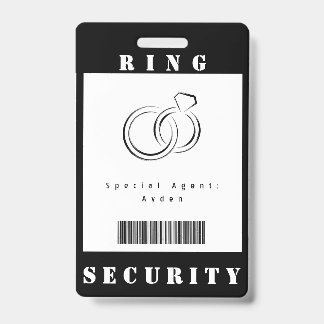 Ring Security Badge ID Badge