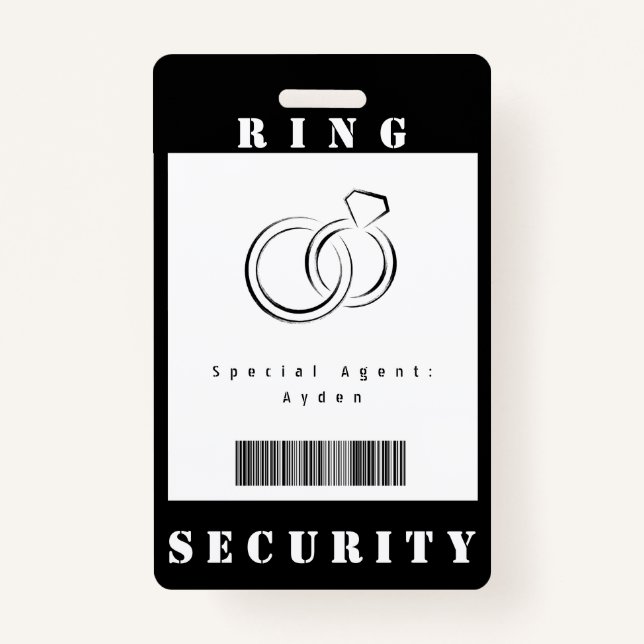 Ring Security Badge ID Badge (Front)