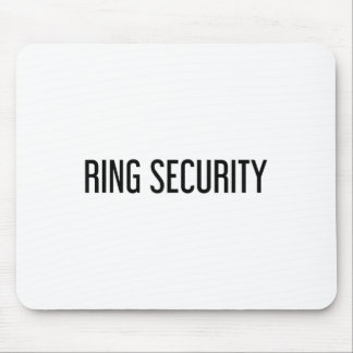 Ring Security Funny Wedding Bride Groom Party Gift Mouse Pad